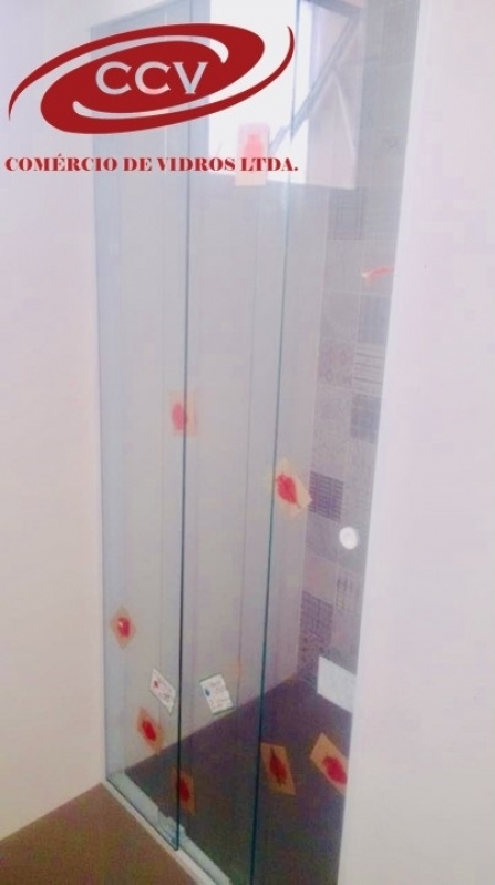 Box de Vidro para Banheiro Pequeno Ponte Rasa - Box de Vidro Temperado