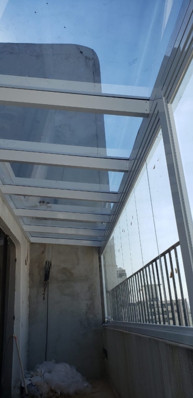 Cobertura de Vidro para Varanda Parelheiros - Cobertura de Vidro para Terraço