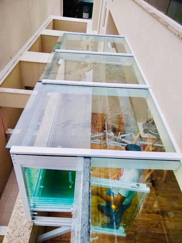 Instalação de Telhado Móvel de Vidro Vila Formosa - Telhado de Vidro Temperado
