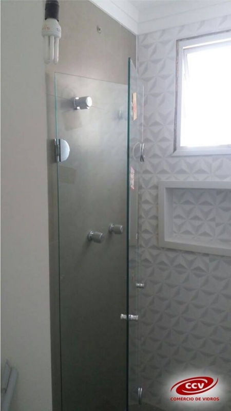 Onde Encontro Box de Vidro Banheiro Pequeno Conjunto Residencial Butantã - Box de Vidro Articulado