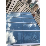 cobertura de varanda com vidro Vila Romana