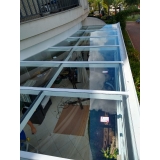 instalação de telhado de vidro temperado alto da providencia