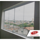 janelas de vidro grande preço Vila Esperança