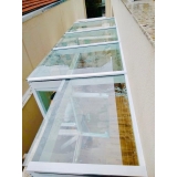 onde comprar telhado de vidro área externa Raposo Tavares