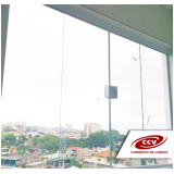 orçamento de fechamento de área com vidro temperado Vila Gustavo
