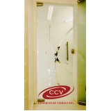 porta de vidro para banheiro preço Ibirapuera