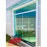 porta de vidro verde Vila Prudente