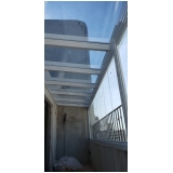 preço de cobertura de vidro garagem Parque Residencial da Lapa