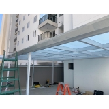 preço de cobertura de vidro para varanda Caieiras