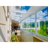 telhado móvel de vidro Casa Verde